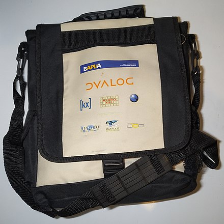 British APL Association (BAPLA) conference laptop bag.