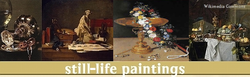 Banner still life paintings