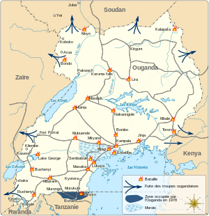 Battles of the Uganda–Tanzania War.svg