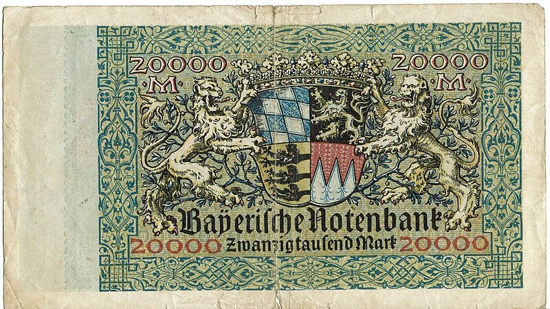 File:Bayerische Notenbank - 20000 Mark - 1 März 1923 - RS.jpg