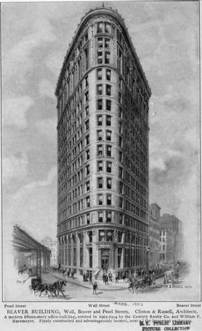 The Beaver Building, 1 Wall Street Court (built in 1904)