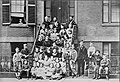 Bell at the Pemberton Avenue School for the Deaf, (Boston School for the Deaf), with Rev. Dexter (small jpeg file).
