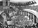 Nationalversammlung in der Paulskirche.