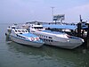 Some of the ferries linking the various Riau Islands at the Tanjung Pinang ferry terminal.