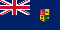 La blue ensign usata sulle navi civili della South Africa Navy dal 1910 al 1912