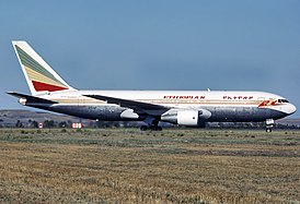 Boeing 767-260ER авиакомпании Ethiopian Airlines, идентичный разбившемуся