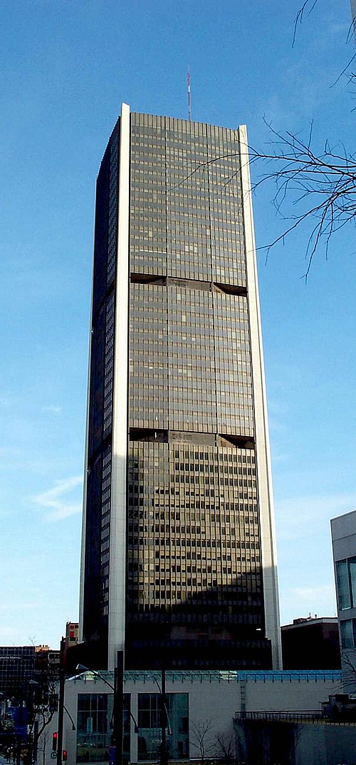 The Tour de la Bourse in Montreal (1964)