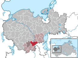 Brüsewitz - Carte