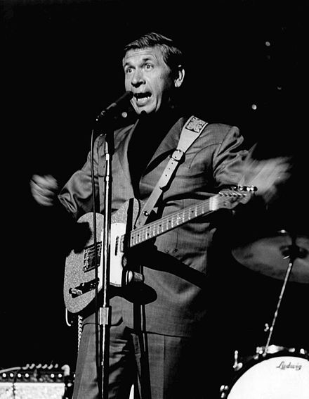 Buck Owens hosted The Buck Owens Ranch Show, a country-variety show based at WKY-TV, from 1966 to 1973; at its peak, the Ranch Show was seen in over 100 markets.[101]