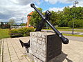 Denkmal für die Kriegsmarineschule in Toruń, enthüllt 1972