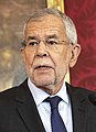 Alexander Van der Bellen, prezidant Aostria abaoe 2017.