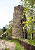 Kohren Castle, Bergfried Burg Kohren Bergfried.jpg