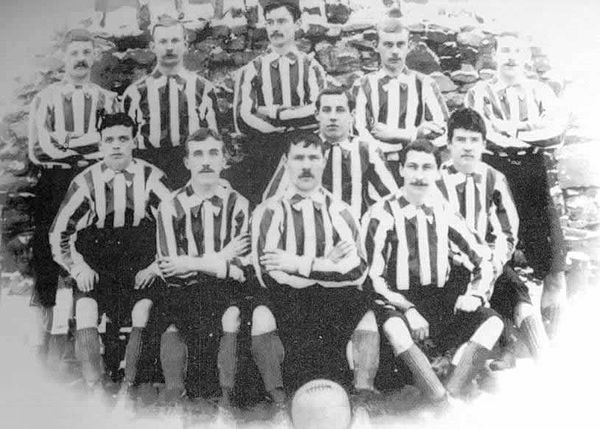 Bury team pictured in 1892