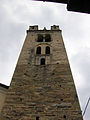 Le clocher de l'église paroissiale Saint-Brice.