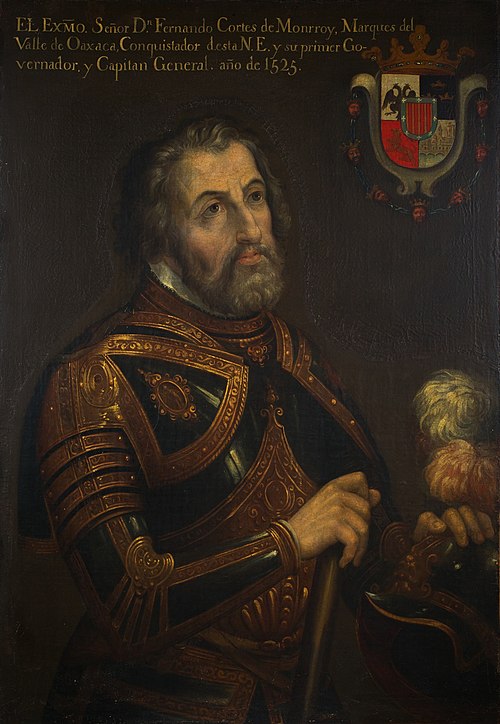 Copy of a portrait of Cortés dated to the year 1525