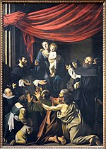 Vignette pour La Madone du rosaire (Le Caravage)