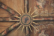 English: Painted wooden ceiling of the Oude Kerk (church) in Amsterdam