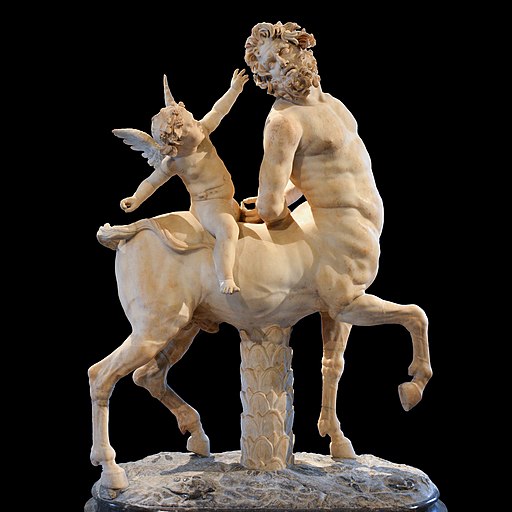 Centaur teased by Eros, Louvre Museum, September 2019