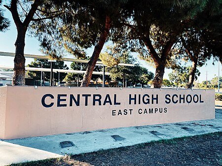 Central High East Sign