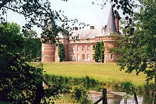 The 15th-century Château de Maillebois, Hubert Latham's family estate, purchased by his father in 1882. It is still in the Latham family