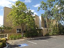 Building side, 2014 Chapel of St Peter's Lutheran College side.jpg