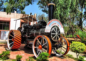 19th-centuryengine with flat wheels