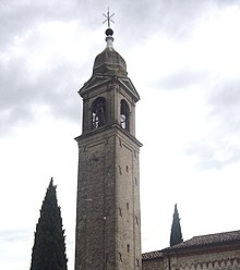 Il campanile della chiesetta dei Santi Simone e Giuda