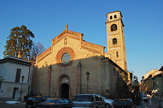 Facade of the church Chiesa di San Lorenzo Lodi.jpg