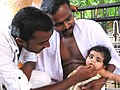 Image 16Annaprashanam is the rite of passage where the baby is fed solid food for the first time. The ritual has regional names, such as Choroonu in Kerala. (from Samskara (rite of passage))