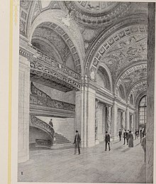 Depiction of the lobby City Investing Building, Broadway-Cortlandt and Church streets. (1907) (14743083216).jpg