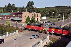 Железнодорожный вокзал Клоке в Клоке, Миннесота.jpg