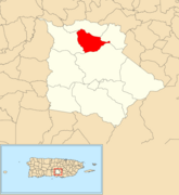 Coamo Arriba, Coamo, Puerto Rico, locator map.png