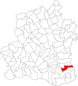 Location of Conțești