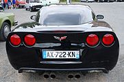 Chevrolet Corvette C6 (Becquet arrière), Duke's Club.- Juin 2014 Villeneuve-d'Ascq,France