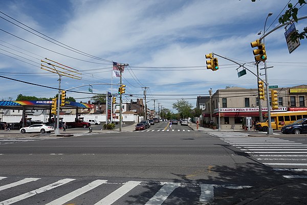 The extension of the IND Fulton Street Line would have included a station at Cross Bay Boulevard in Ozone Park.