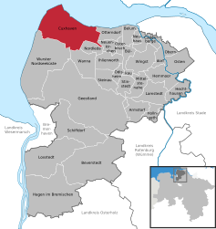 Cuxhaven - Carte