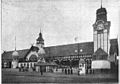Düsseldorfer Gewerbeausstellung 1902: Empfangsgebäude der Staatsbahn