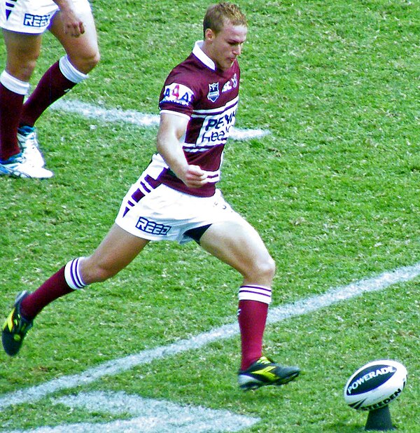 Cherry-Evans playing for the Sea Eagles in 2011