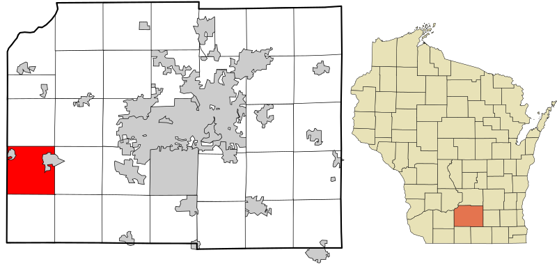 File:Dane County Wisconsin incorporated and unincorporated areas Blue Mounds (town) highlighted.svg