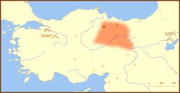 Danishmend 1097, locator map.svg