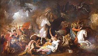 <i>Death on the Pale Horse</i> Painting by Benjamin West