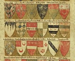 <span class="mw-page-title-main">Dering Roll</span> 13th-century English list of coats of arms