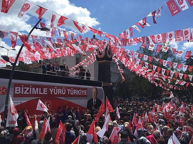 The MHP holding its electoral rally in Ankara, May 2015