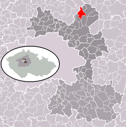 Dřísy - Carte