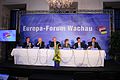 Deutsch: Plenarsitzung beim Europaforum 2017 im Stift Göttweig: v.l.n.r. Thomas Ratka, Jean-Claude Felten, Hubert Wachter, Brigitta Pallauf, Christian Macho, Lukas Mandl