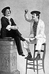 Edna Wallace and Hopper in the musical Panjandrum (1893)