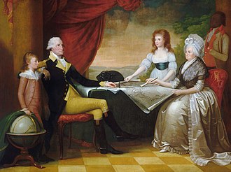 The Washington Family by Edward Savage (c. 1789-1796) George and Martha Washington with her grandchildren. National Art Gallery Edward Savage - The Washington Family - Google Art ProjectFXD.jpg