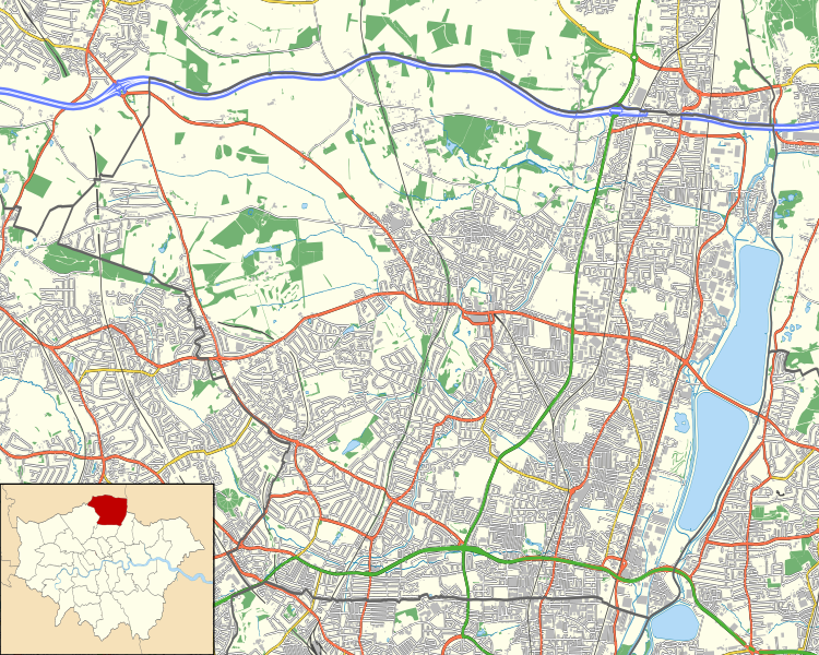 File:Enfield London UK location map.svg