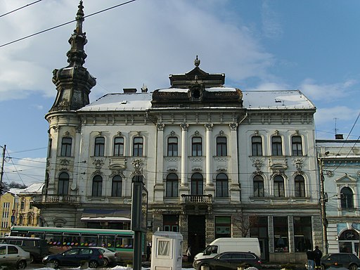 Façade sud de Palatul Babos, Cluj