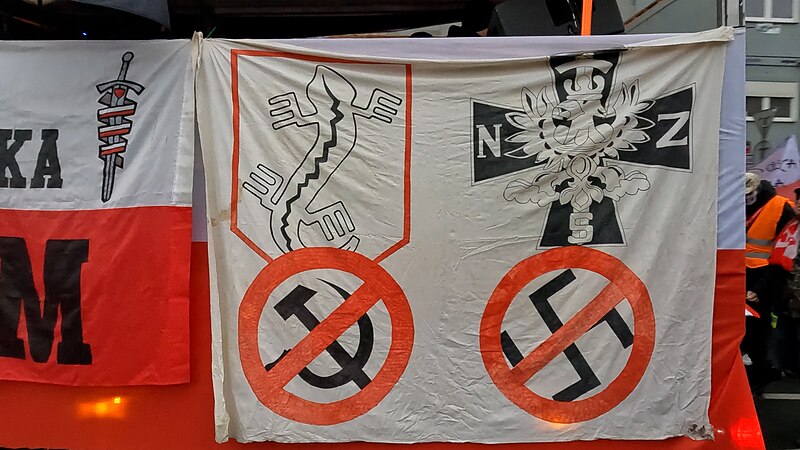 File:Fascist anti-communist banner in Poland.jpg